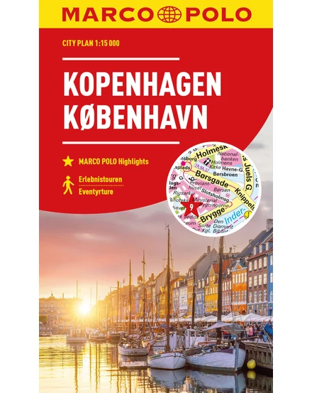 Cartographia-Koppenhága várostérkép- Marco Polo-97835750164927