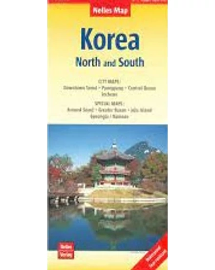 Cartographia Korea észak és dél térkép 9783865742902
