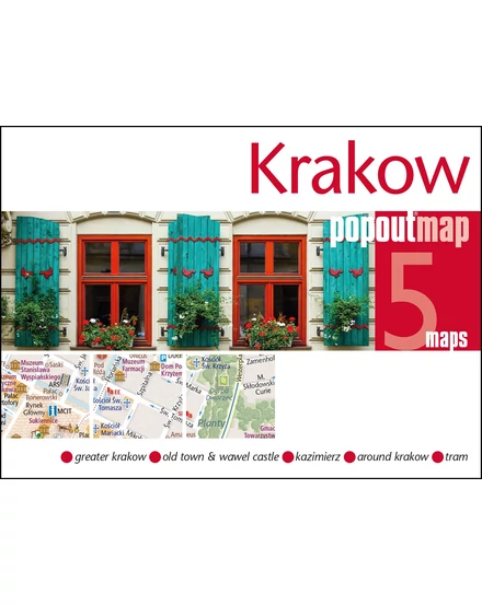 Cartographia Krakkó PopOut  várostérkép 9781910218839