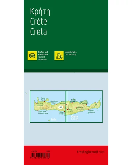 Cartographia Kréta szabadidő- és autótérkép (AK0830) - Freytag-9783707921830