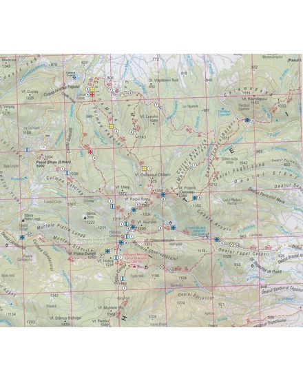 Cartographia - Kudzsiri-havasok (Sebes-hegység) turistatérkép MN22