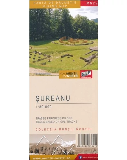 Cartographia Kudzsiri-havasok (Sebes-hegység) turistatérkép MN22 -  Schubert & Franzke 9786068976105