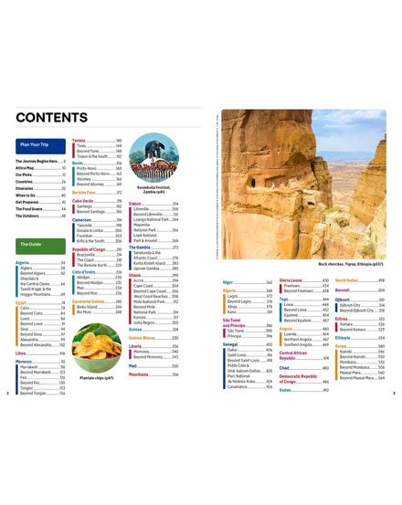 Afrika útikönyv Lonely Planet (angol)