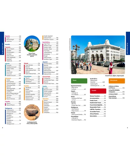 Afrika útikönyv Lonely Planet (angol)