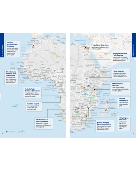 Afrika útikönyv Lonely Planet (angol)