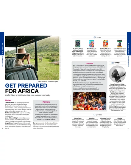 Afrika útikönyv Lonely Planet (angol)