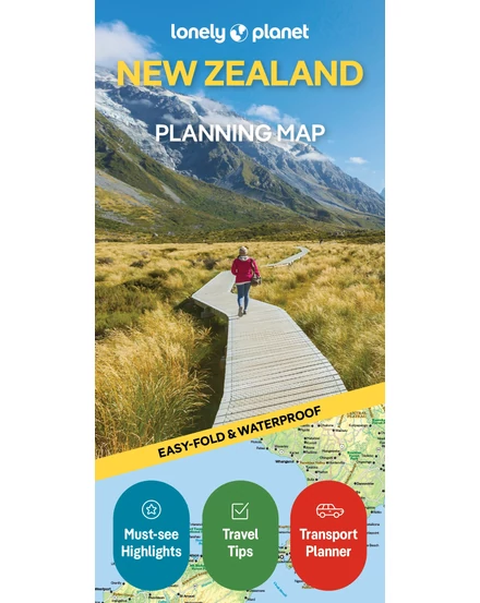 Cartographia Új-Zéland laminált térkép 9781787016040