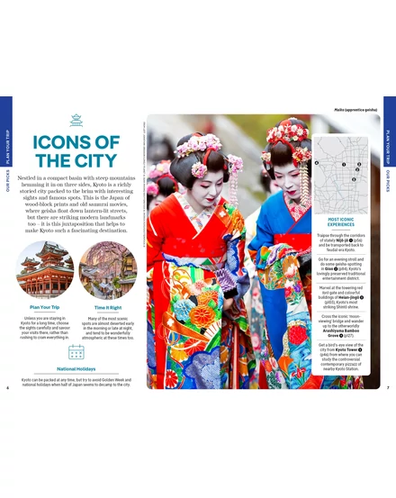 Kyoto útikönyv Lonely Planet (angol)