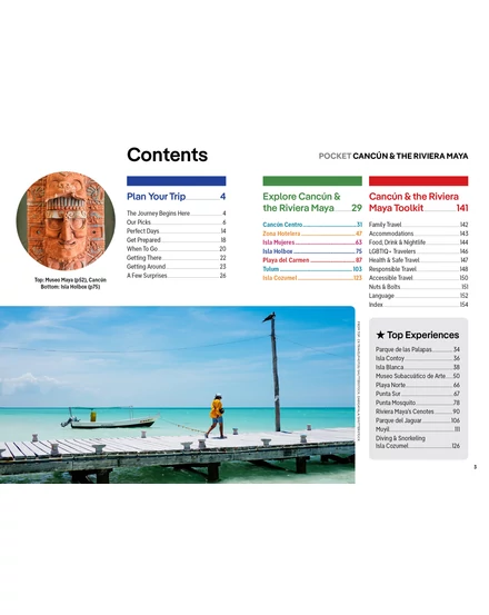 Cartographia Cancún és a Maya Riviéra Pocket útikönyv Lonely Planet (angol) 9781788684293
