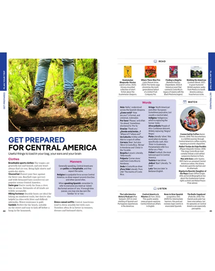 Cartographia Közép-Amerika útikönyv Lonely Planet (angol) 9781788684347