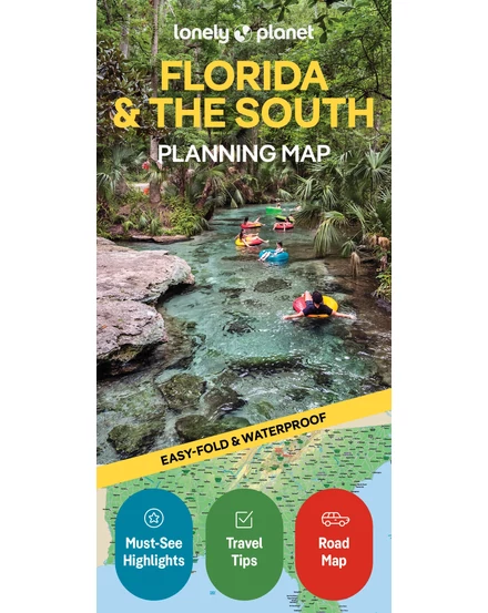 Cartographia Florida & the South Planning Map - Lonely Planet 9781788685931
