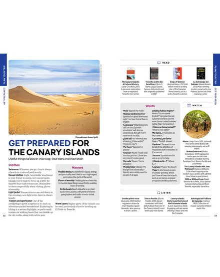 Kanári-szigetek útikönyv Lonely Planet (angol)