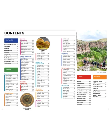Törökország útikönyv Lonely Planet (angol)