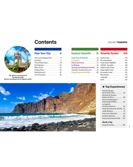 Tenerife Pocket útikönyv Lonely Planet (angol)