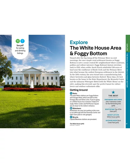 Washington Pocket útikönyv Lonely Planet (angol)