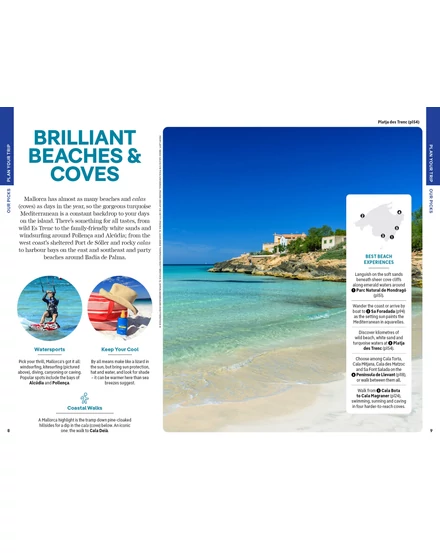 Mallorca útikönyv Lonely Planet (angol)