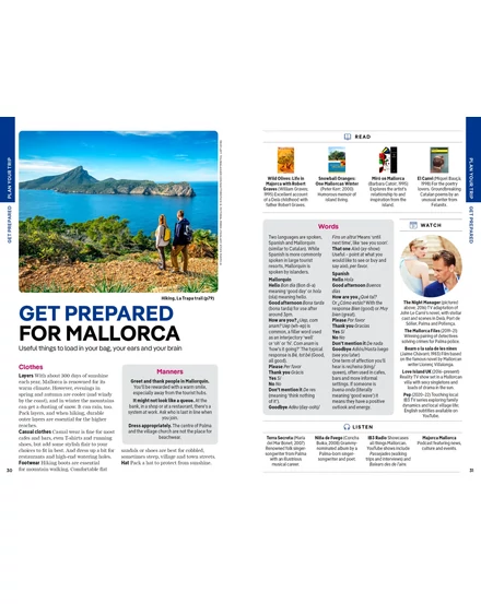 Mallorca útikönyv Lonely Planet (angol)