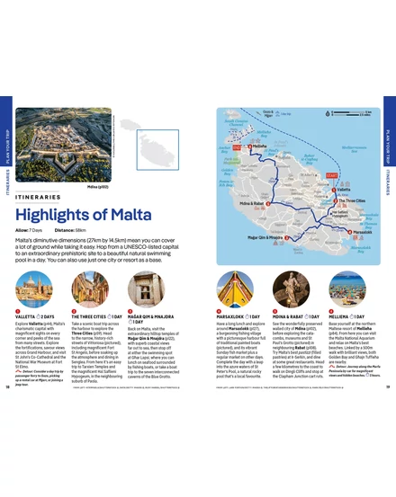 Málta és Gozo útikönyv Lonely Planet (angol)