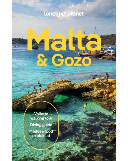 Cartographia Málta és Gozo útikönyv Lonely Planet (angol) 9781837583287