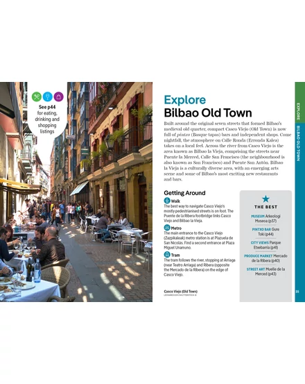 Bilbao és San Sebastian Pocket útikönyv Lonely Planet (angol)