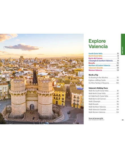 Valencia Pocket útikönyv Lonely Planet (angol)