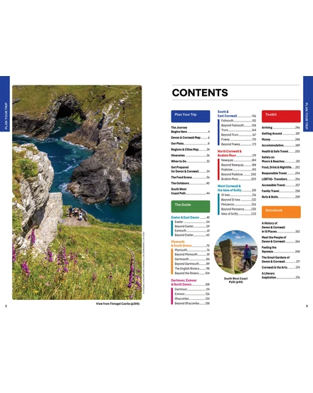 Cartographia Devon és Cornwall útikönyv Lonely Planet (angol) 9781837583430