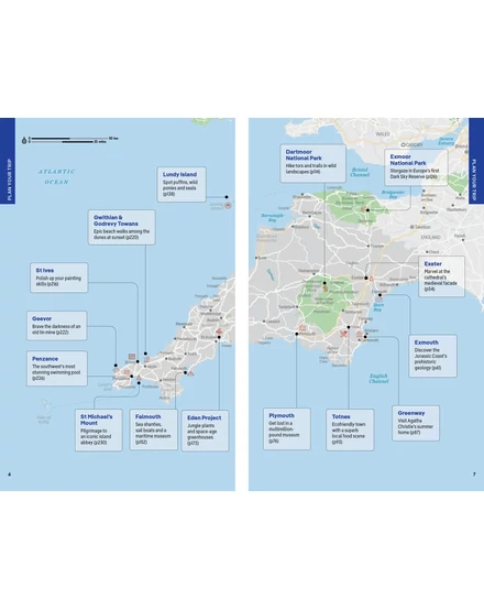 Cartographia Devon és Cornwall útikönyv Lonely Planet (angol) 9781837583430