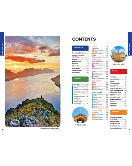 Cartographia Dánia útikönyv Lonely Planet (angol) 9781837583645
