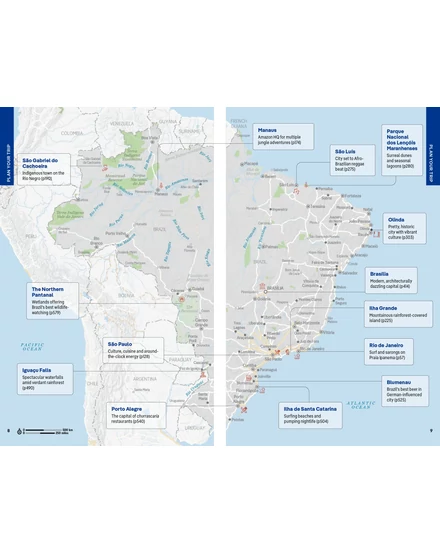 Cartographia Brazília útikönyv Lonely Planet (angol) 9781837583898