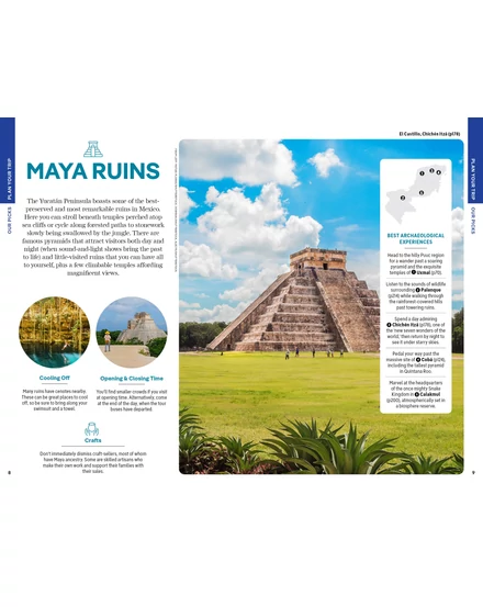 Cartographia Cancún, Cozumel és a Yucatán-félsziget útikönyv Lonely Planet (angol) 9781837583911