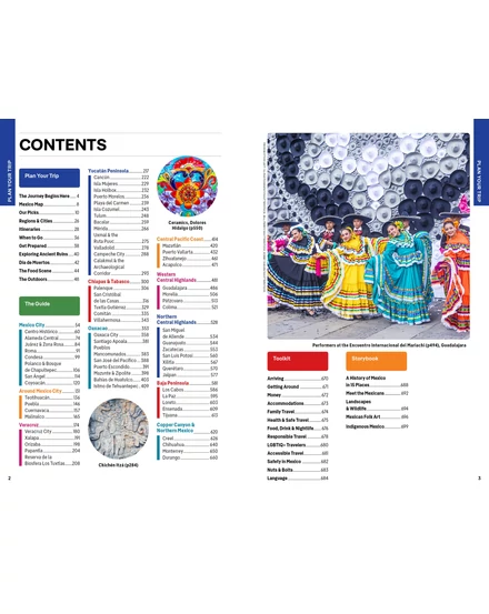 Cartographia Mexikó útikönyv Lonely Planet (angol) 9781837583973