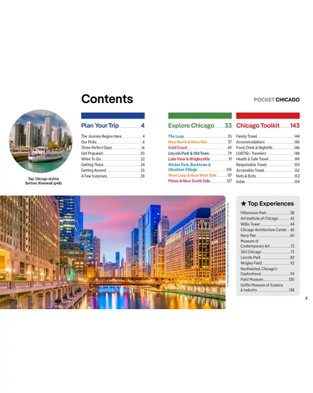 Chicago Pocket útikönyv Lonely Planet (angol)
