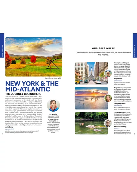 New York & the Mid-Atlantic 3 útikönyv Lonely Planet (angol)