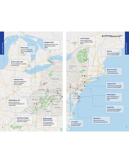 New York & the Mid-Atlantic 3 útikönyv Lonely Planet (angol)