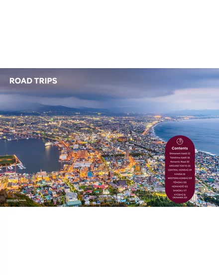 Cartographia Road Trips Japan Lonely Planet (angol) 9781837586820