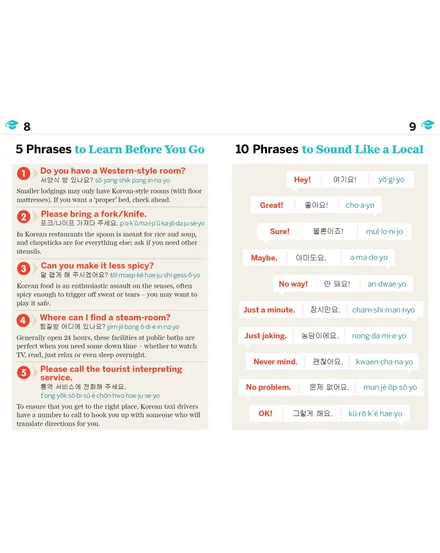 Koreai útiszótár (Phrasebook)