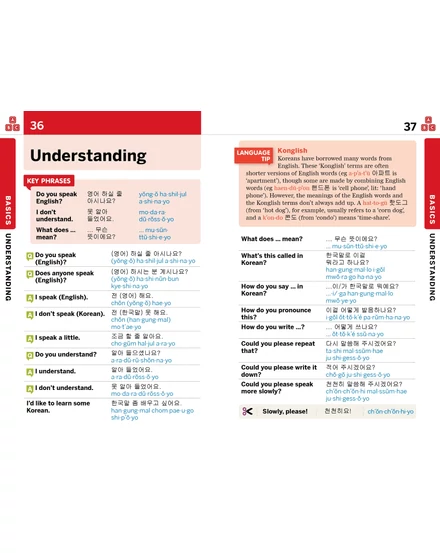 Koreai útiszótár (Phrasebook)