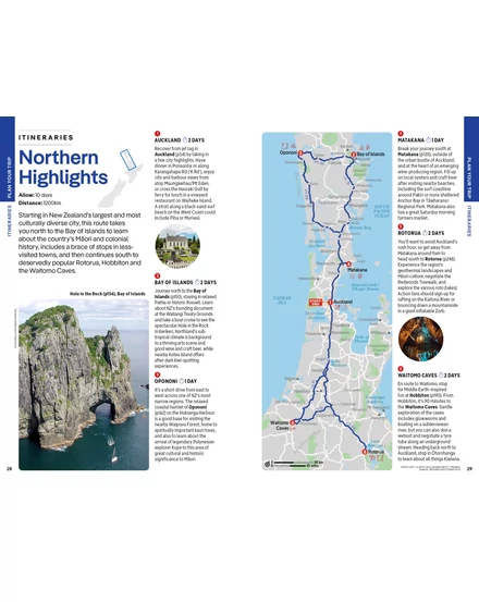 Cartographia Új-Zéland - Északi-szigetek útikönyv Lonely Planet (angol) 9781838691721