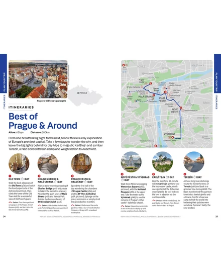 Cartographia Prága és Csehország útikönyv Lonely Planet (angol) 9781838691783