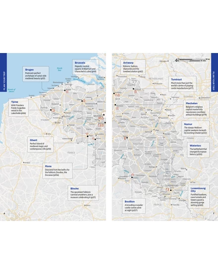 Belgium, Luxemburg útikönyv - Lonely Planet (angol)