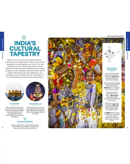 India útikönyv Lonely Planet (angol)