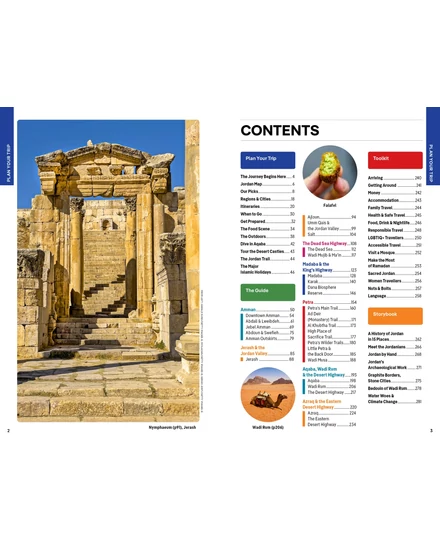 Jordánia útikönyv Lonely Planet (angol)