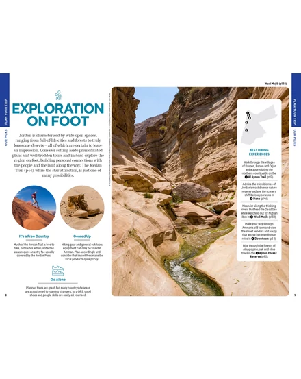 Jordánia útikönyv Lonely Planet (angol)