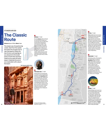 Jordánia útikönyv Lonely Planet (angol)
