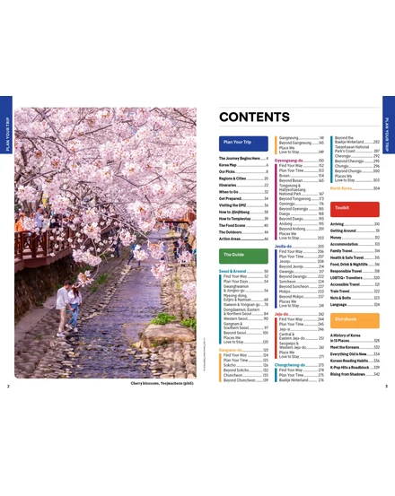 Korea útikönyv Lonely Planet (angol)