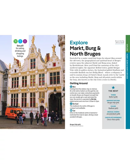 Bruges és Brüsszel (Pocket) útikönyv Lonely Planet (angol)