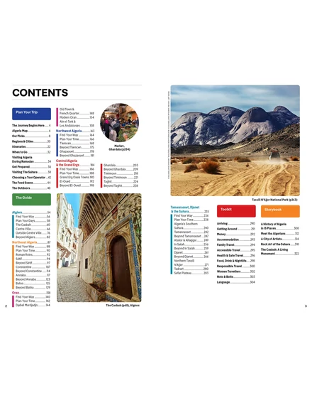 Algéria útikönyv Lonely Planet (angol)