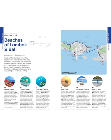 Bali, Lombok útikönyv Lonely Planet (angol)