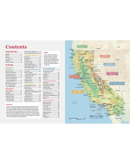 Cartographia Best Day Walks Kalifornia útikönyv - Lonely Planet (angol)-9781838691172