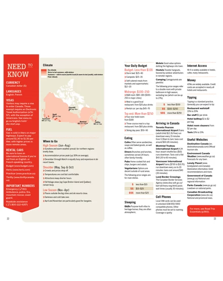 Cartographia Kanada Best Trips útikönyv Lonely Planet (angol) -9781788683517